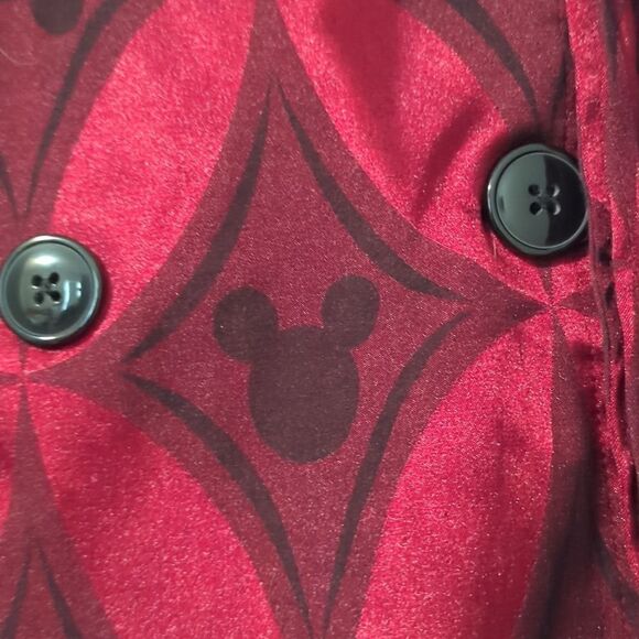 Toward Disney Mickey Jacquard Swing Trench Coat - Picture 2 of 6